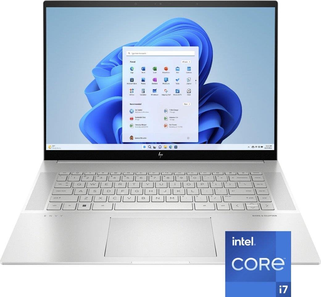 HP Envy 16-H1053DX 13th Gen Core i7-13700H, 16GB DDR5, 1TB SSD, NVIDIA RTX 4060 8GB Graphics, 16" Wide Ultra XGA IPS Touch Screen, Windows 11 Home, Silver