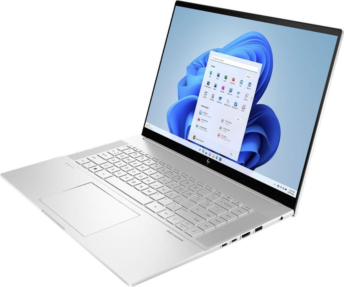 HP Envy 16-H1053DX 13th Gen Core i7-13700H, 16GB DDR5, 1TB SSD, NVIDIA RTX 4060 8GB Graphics, 16" Wide Ultra XGA IPS Touch Screen, Windows 11 Home, Silver - Image 2