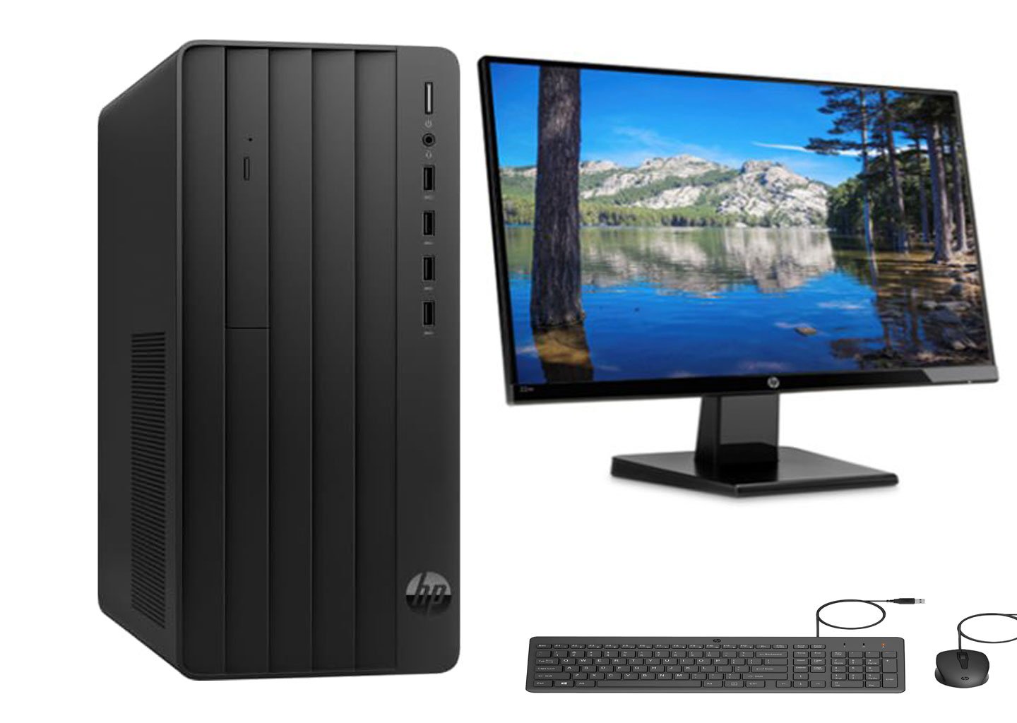 HP Pro Tower 290 G9 Intel Core i5 12th Gen 8GB RAM 1TB ssd 18.5 Inch HD Monitor Business Desktop
