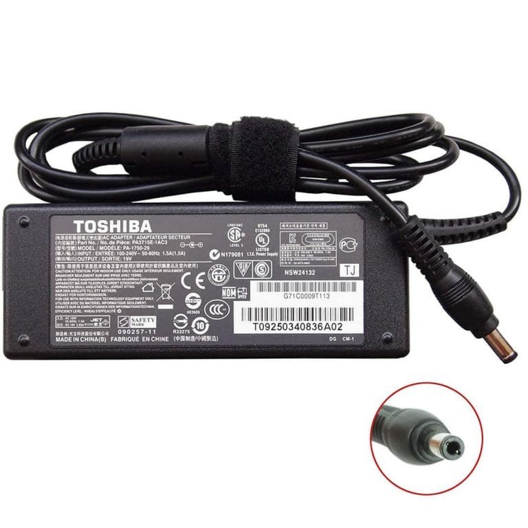 Toshiba 65W 19V 3.42A Charger Laptop adapter
