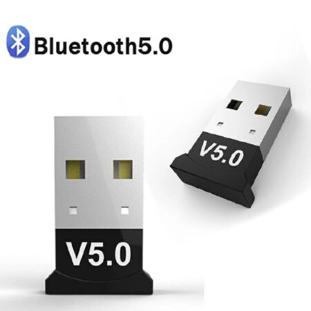 USB Bluetooth 5.0 Adapter Bluetooth Receiver Transmitter Wireless Audio Bluetooth Dongle for Computer PC Laptop Phone Tablet Printer Headphone