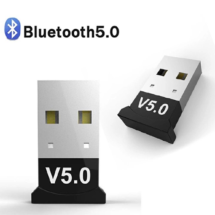 USB Bluetooth 5.0 Adapter Bluetooth Receiver Transmitter Wireless Audio Bluetooth Dongle for Computer PC Laptop Phone Tablet Printer Headphone