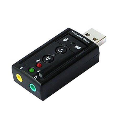 Virtual 7.1 USB Stereo Audio Adapter External Sound