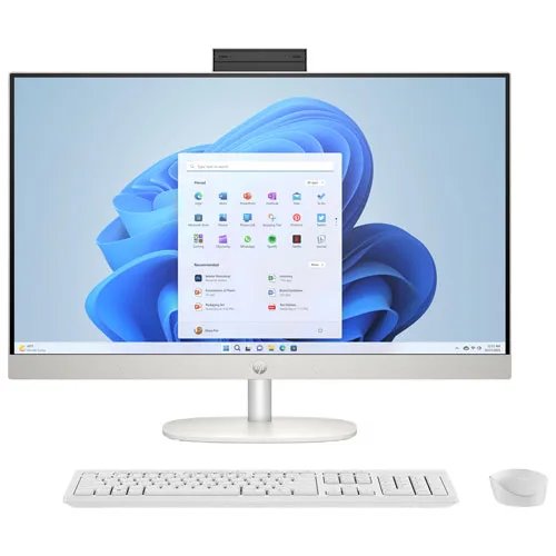 HP All-in-One 27, Intel Core Ultra 7 155U, 27inch (68.6 cm), FHD,IPS,Three-Sided Micro-Edge, Anti-Glare,300 nits,16 GB DDR5,512 SSD,Windows 11,MSO21,Shell White,6.72kg,27-cr1007in - Image 3